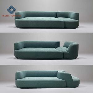 Foshan-sofá Seccional de tela moderna, sillón giratorio de alta gama, fabricante de muebles - Product Image 5