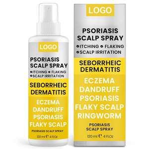 Spray capillaire 2-en-1 OEM à marque privée, à base de plantes, pour le psoriasis et le cuir chevelu, anti-pelliculaire, antibactérien, soulagement des démangeaisons, pour la <span class=keywords><strong>dermatite</strong></span> séborrhéique - Product Image 1