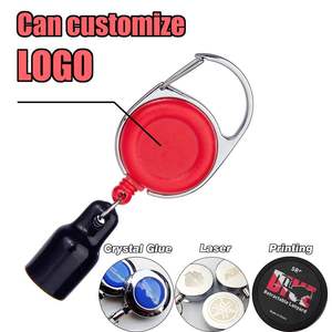 Porta Llaveros Retráctil con Mosquetón, Metal/Plástico/Goma, Estilo Deportivo/Casual, Precio de Fábrica, Logotipo Personalizado - Product Image 5