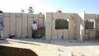 Villa conteneur préfabriquée 50m² à assembler, 2 chambres, 1 salle de bain, respirante, moderne, avec âme en panneaux de silicate de calcium, garantie 2 ans