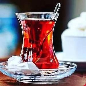 Taza Turca Personalizada para Té Negro, Postre, Pudín, Café, con Plato de Vidrio en Forma de Tulipán - Product Image 5