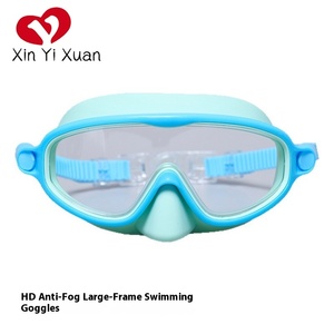 Children's <b>large</b>-<b>frame</b> nose-shaped swimming goggles, water-resistant, anti-fog, anti-ultraviolet,factory direct sale - Product Image 1