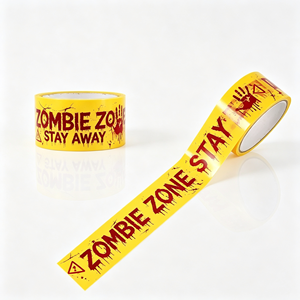Nastro di Avvertimento per Decorazioni di Halloween a Tema Scena del Crimine Spaventosa, Nastro di Cautela Rosso <span class=keywords><strong>e</strong></span> Bianco per Casa Stregata <span class=keywords><strong>e</strong></span> Ornamenti Esterni - Product Image 5