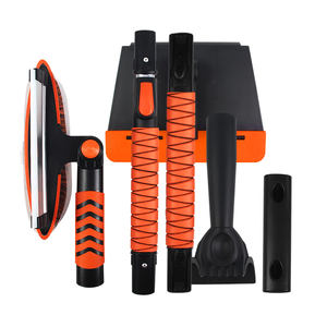 أداة ثلج متعددة الاستخدامات 5 في 1 للمنزل والخارج، طقم فرشاة/دافع/مكشطة قابلة للفصل للتنظيف متعدد الأسطح - Product Image 1