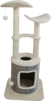 Fabrik Großhandel Gute Qualität Cat Climbing Frame Tree Tower für Indoor Plüsch Cat Condo Kratz bäume Sitz stangen Cave Hammock