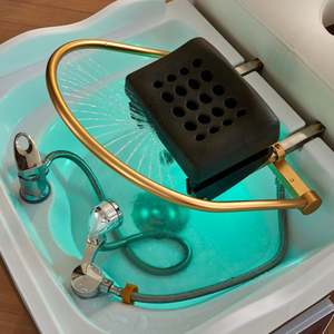 Superventas personalizable Color salón de belleza masaje tailandés cabeza Spa champú cama con cuenco para salón de belleza - Product Image 5