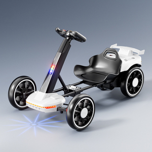 Kart électrique à installation gratuite pour enfants de 2 à 8 ans, jouet à roulettes unisexe, pliable, télécommande, <span class=keywords><strong>quadricycle</strong></span> léger en plastique - Product Image 1