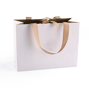 Bolsas <span class=keywords><strong>de</strong></span> papel personalizables para cumpleaños, Navidad, regalos <span class=keywords><strong>de</strong></span> Halloween, bolsos <span class=keywords><strong>de</strong></span> joyería con lazos para uso en <span class=keywords><strong>tienda</strong></span> <span class=keywords><strong>de</strong></span> ropa - Product Image 4