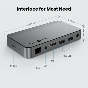 TV Box Lemon SPEC <span class=keywords><strong>V11</strong></span> con Android 10.0, Chip Allwinner H313, 4K Streaming, WiFi 6, 2GB+8GB/16GB, Logotipo Personalizado, Receptor Multimedia para el Hogar - Product Image 3