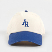 Casquette de baseball personnalisée à profil bas avec logo brodé sur mesure