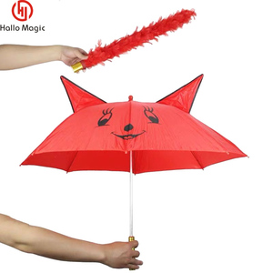 Accessoires de magie plumeau fleur changement irrégulier parapluie drapeau décolorer tours étape inattendue - Product Image 2