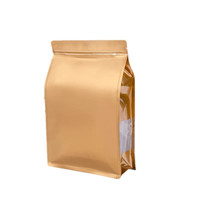 Sachet Doypack transparent à huit soudures, qualité alimentaire, 2,5 kg, pour farine de riz, salades, gâteaux, avec fermeture éclair