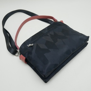 Black Camo Nylon Crossbody Bag with Pink Trim Lightweight Adjustable <b>Shoulder</b> <b>Strap</b> Multi-purpose Casual Tote for Women - Product Image 1