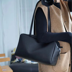 กระเป๋าถือหนัง PU วินเทจแฟชั่นแบบสั่งทำพิเศษ  กระเป๋าสะพายข้างผู้หญิงขนาดใหญ่  กระเป๋าทรงบอสตันสำหรับผู้หญิง - Product Image 1