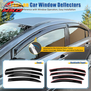 Para Honda Civic 06-11 Sedán, Visera Acrílica para Ventana, Protector Contra Sol y Lluvia, Deflector de 4 Piezas, Protección para Ventanas Laterales de Puerta de Coche - Product Image 2
