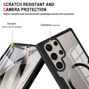 <span class=keywords><strong>Cover</strong></span> Magnetica <span class=keywords><strong>Trasparente</strong></span> per Cellulare con Protezione Schermo per <span class=keywords><strong>Samsung</strong></span> A16 A26 A56 <span class=keywords><strong>S22</strong></span> S23 S24 S25 Ultra Custodia con Protezione Completa a 360 Gradi - Product Image 4