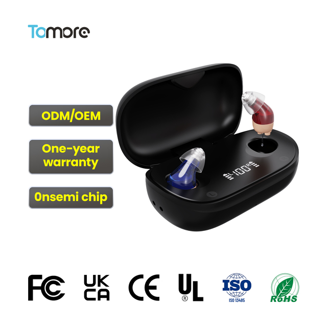 Mini Digital Rechargeable 16-Channel CIC Hearing Aids Newest Wireless Technology for Deafness
