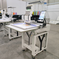 Machines à broder informatisées Dahao A15 Pro à une tête, pour casquettes, chemises, patchs et logos, à usage domestique, avec moteur et engrenages de haute précision