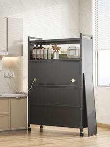 Gabinete de almacenamiento de despensa de 5 niveles con microondas para cocina, garaje, sala de estar para ropa, organización de herramientas, estantes para panaderos incluidos - Product Image 3
