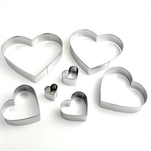 Offre Spéciale : Emporte-pièce Cœur Créatif en <span class=keywords><strong>Silicone</strong></span> Non Toxique et Antiadhésif pour Gâteaux de Mariage et Accessoires de Pâtisserie - Product Image 1