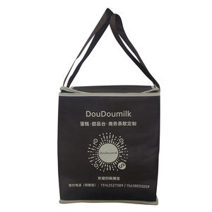 Portable Eco Friendly Large Waterproof Insulated Non-woven Refrigerated Food Bag Foldable Outdoor Travel Beer Drink <strong>Coolbag</strong> - Product Image 2