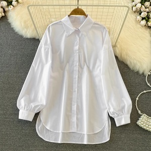 Grosir Kemeja Wanita Eropa dan Amerika Berkualitas Tinggi Terlaris Atasan Elegan Blus Wanita Ukuran Besar - Product Image 1