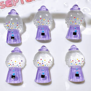 CHENXI Venta al por Mayor de Dijes de Resina y Plástico con Reverso Plano para Dulces, 6 Colores, 3cm, Accesorios Decorativos Multifuncionales para Manualidades - Product Image 6