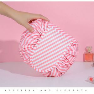 Lazy <b>Drawstring</b> Cosmetic <b>Bag</b> Large Capacity Portable Travel <b>Makeup</b> Organizer Pouch - Product Image 2