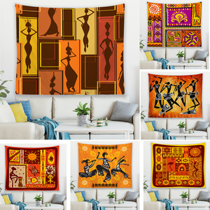 Tribale motivo geometrico etnico decorativo personalizzato arazzo coperta per la decorazione della stanza - Product Image 1