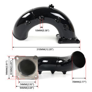 High-Flow-Ansaugkrümmerrohr für 1998.5-2002 Dodge Ram 2500 3500 Cummins 5.9L - Product Image 6