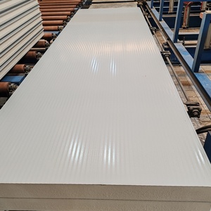 Panneaux sandwich modernes en métal pour chambre froide, <span class=keywords><strong>isolation</strong></span> de toit, murs et sols, âme en PU, ignifuges, insonorisants, résistants à <span class=keywords><strong>l</strong></span>'eau - Product Image 6