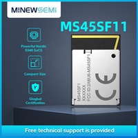 Nordic NRF5340 MS45SF1 Módulo IoT BLE inalámbrico de largo alcance para Bluetooth Mesh Zigbee Thread NFC USB para módulo Bluetooth
