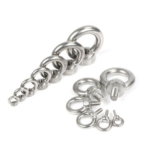 Parafusos Olho (<span class=keywords><strong>Eye</strong></span> Bolts) com Rosca Parcial e Rosca Total em Aço Inoxidável SS304, SS316, SS410, nos tamanhos M8, M10, M12, com Especificações Completas - Product Image 4