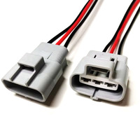 Konektor Tahan Air 2 Arah 3 Arah 4 Arah Jantan Betina 4.8MM Pitch Kabel Konektor Kipas Elektronik