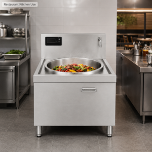 Heavy Duty 15kW Commercial Induction Cooker Industrial Electric Wok Range Stainless Steel Kitchen Equipment Restaurant 380V 3 - Product Image 4