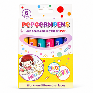 Ensemble de stylos à bulles de haute qualité pour enfants, jouet créatif de dessin, stylos magiques gonflables pour la peinture des enfants - Product Image 5