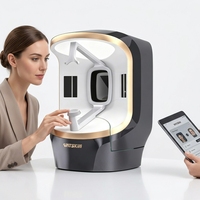 Appareil de scanner facial DX pour la détection et l'analyse des problèmes cutanés potentiels tels que l'acné, utilisé pour le diagnostic facial