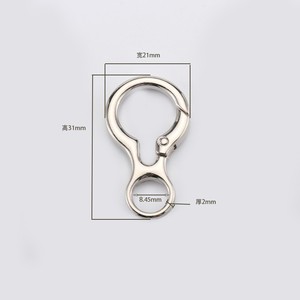 Quả Bầu Kích Hoạt Snap Khóa Móc Clip Mùa Xuân Vòng Cho DIY Keyring <span class=keywords><strong>Keychain</strong></span> Thủ Công Đồ Trang Sức Làm Phần Handmade Phụ Kiện Phụ Kiện - Product Image 5