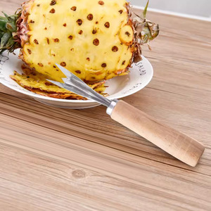 Stainless steel <b>pineapple</b> <b>peeler</b>, household fruit <b>peeler</b>, <b>pineapple</b> eye remover, multi-functional fruit peeling tool - Product Image 4