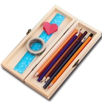 Porte-crayon de luxe, boîte-cadeau en bois pour crayons, livraison gratuite, 2020