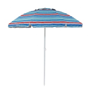 1.8m Vintage Style Rainbow Large Outdoor Sun UV Protect Sea Sand Beach ombrellone, Sombrillas de playa - Product Image 1