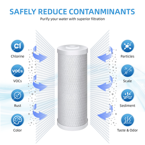 Sistema de Filtración de Agua para Toda la Casa con Lámpara UV de 8 Etapas y 33W, Filtro <span class=keywords><strong>CTO</strong></span> de 0.5 UM, Reduce Metales Pesados y Cloramina, <span class=keywords><strong>Manual</strong></span>, Doméstico - Product Image 3