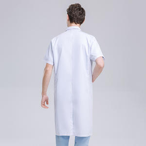 Robe à manches longues uniforme d'hôpital personnalisé blouse de laboratoire blanche d'hôpital médical <span class=keywords><strong>pharmacie</strong></span> infirmière blouse de laboratoire vétérinaire clinique chirurgicale pour animaux de compagnie - Product Image 6