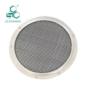 Plaque céramique <span class=keywords><strong>en</strong></span> nid d'abeille infrarouge 200x140x13 mm <span class=keywords><strong>en</strong></span> cordiérite et alumine pour cassette de cuisson industrielle au gaz - Product Image 3