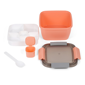 Libre de BPA 1500ml portátil caja de almuerzo de horno de microondas caja de Bento saludable de Food_Storage contenedor niños Bento Almuerzo - Product Image 6