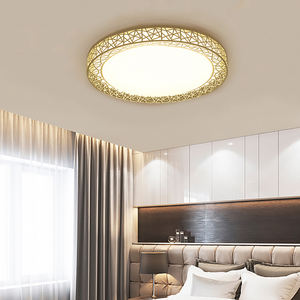 LED Ceiling Lights Round Shaped <strong>Bird</strong> <strong>Nest</strong> Metal Light Decoration Living Room Modern Lamp Fixture Bedroom Lamp Lighting Modern L - Product Image 4