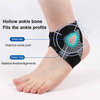 Attelle de cheville double directionnelle avec support mécanique en U pour la prévention des retournements de cheville et la stabilisation