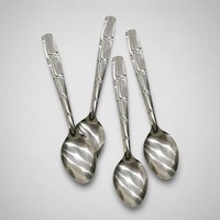 Cuillères de luxe en acier inoxydable 18/0, couverts métalliques pour coffret cadeau, mariage, réception, fête, OEM