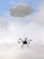 Parachute de saut aérien, tissu de parachute pour drone agricole, rouleau de toile de parachute, système de parachute