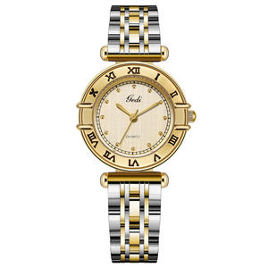 Nuevo reloj de pulsera de cuarzo romano de alta gama y nicho para mujer, de acero inoxidable sólido - Product Image 4